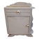 Vintage grey bedside table with marble top from the 1930s.
