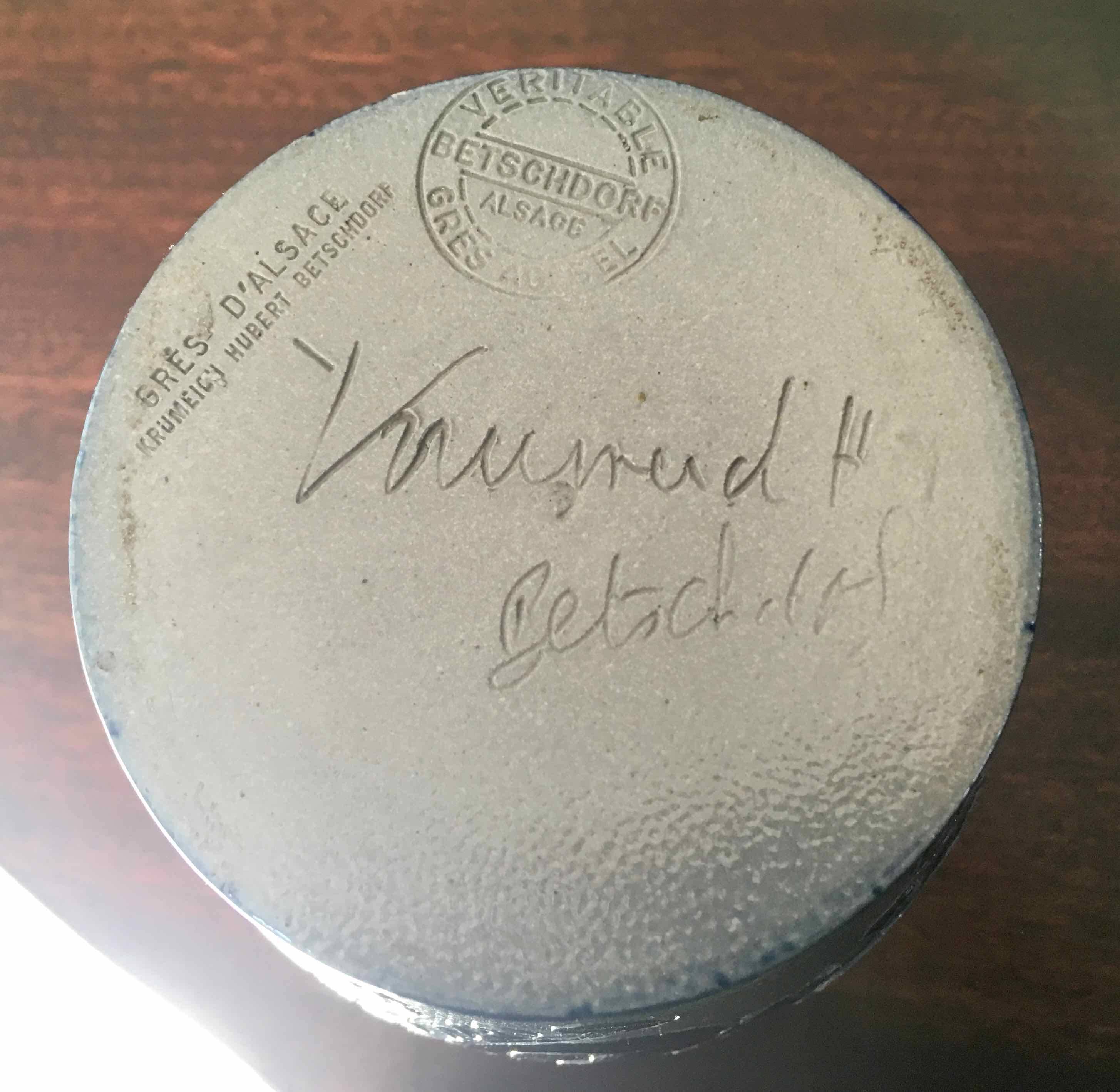 Vase Hubert Krumeich Bestchdorf Alsace