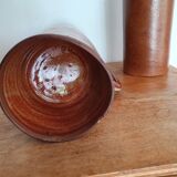 Stoneware decanter/vase
