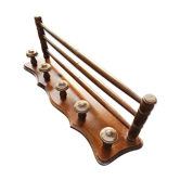 Antique wall coat rack