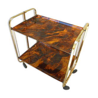 Folding serving tortoiseshell pattern