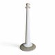 Ensemble de 2 lampes de table totem Kostka rares / époxy / France années 1980