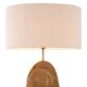 Pair of patinated brass table lamps with black granite base.