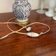 Old earthenware lamp from Gien