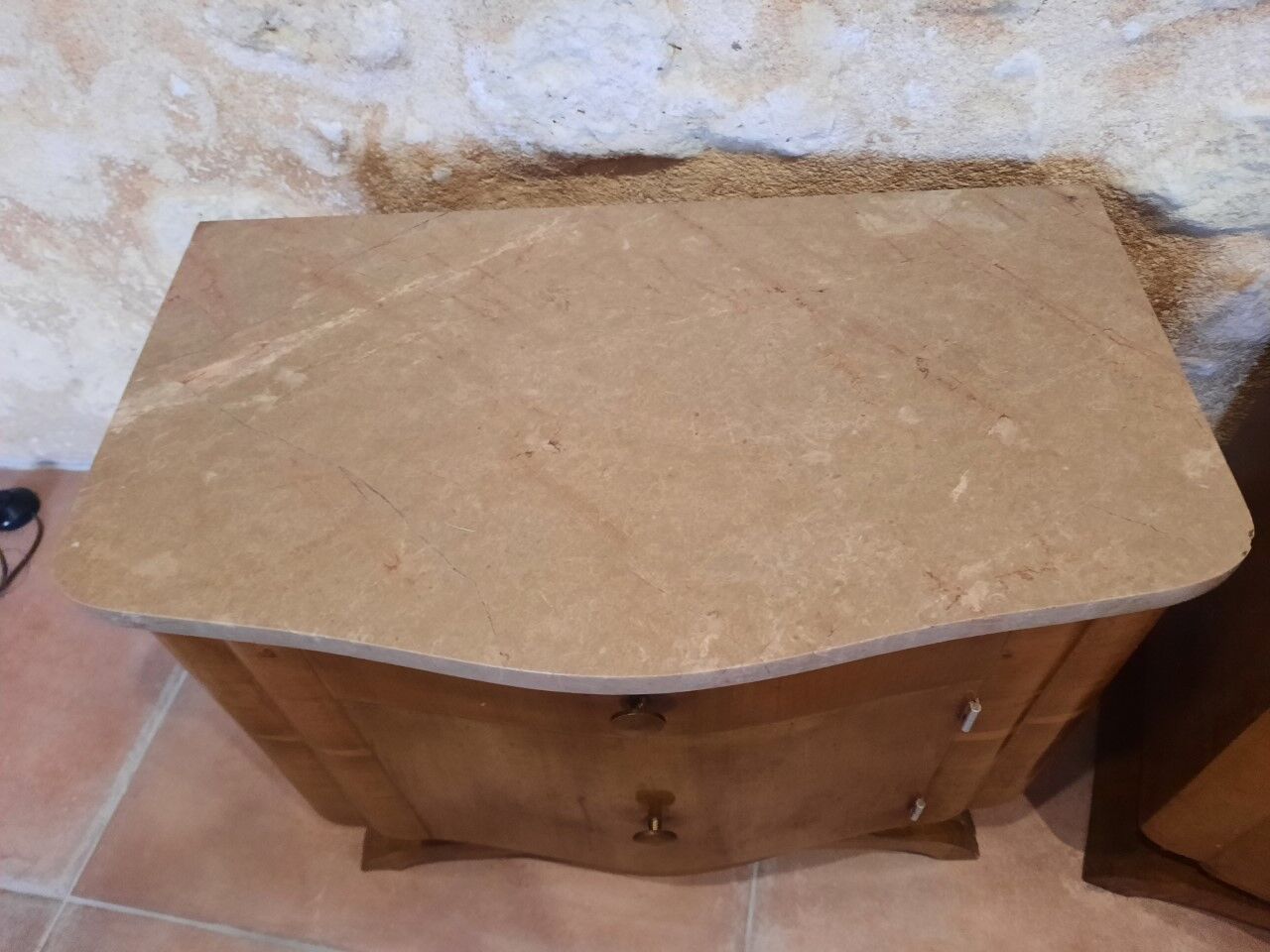 Pair of bedside tables 30s