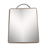 Golden barber mirror