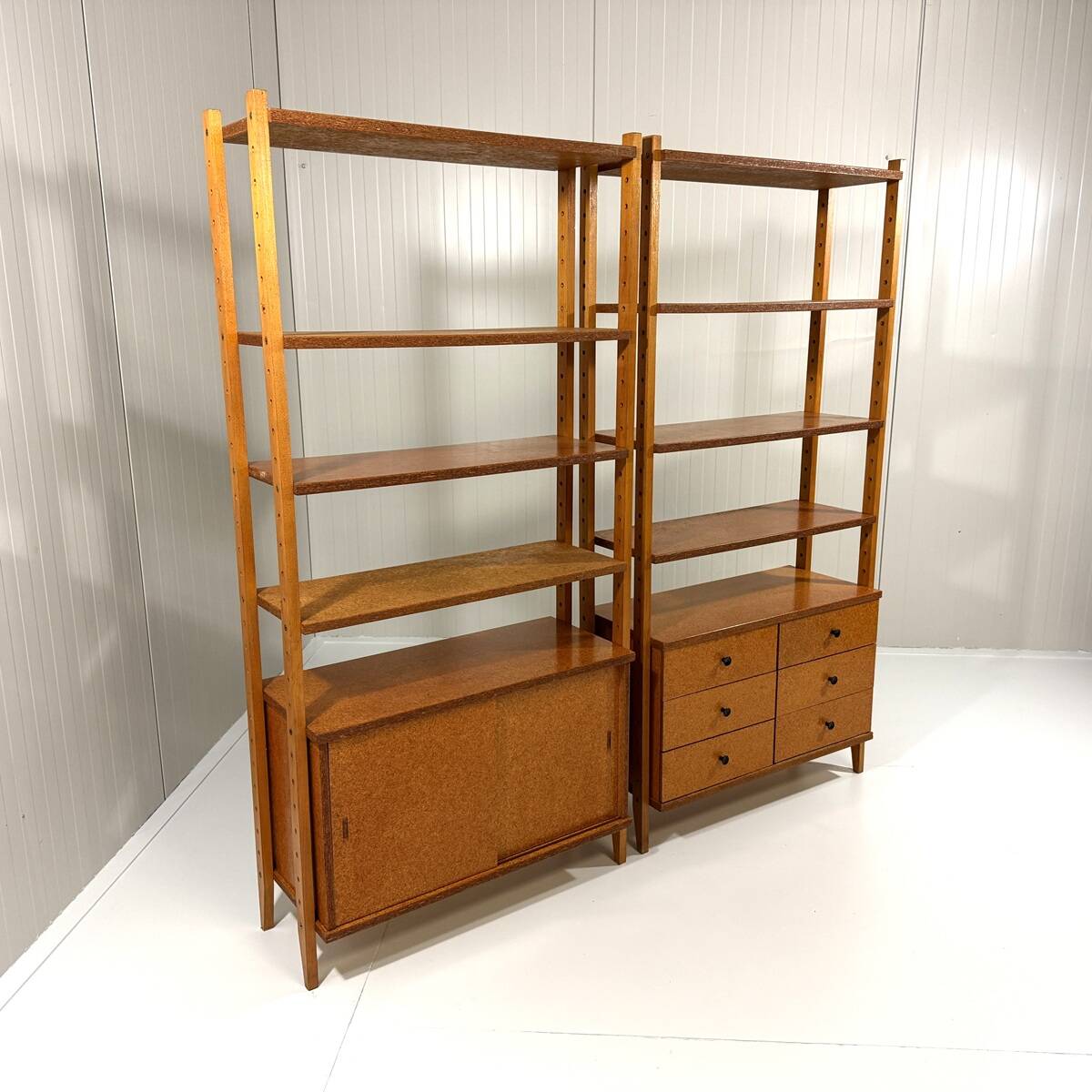 Pressed wooden wall units 1960’s