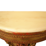 Antique style wall console Italy gilded wood