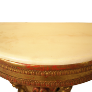 Console murale style antique Italie bois doré