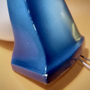 Vintage blue Tovi wall light Mid Century Modern/Space Age opaline scandi