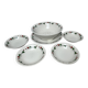 GIEN, strawberry draining bowl and earthenware dishes, 20th century