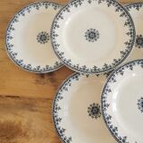 Service of 8 vintage plates in Iron Land