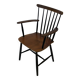 Vintage Danish spindle chair from the 1960s, Tapiovaara style armrests