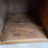 Solid oak shop counter