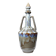 Vintage stoneware bottle with flamed glaze, France 1950-1970.