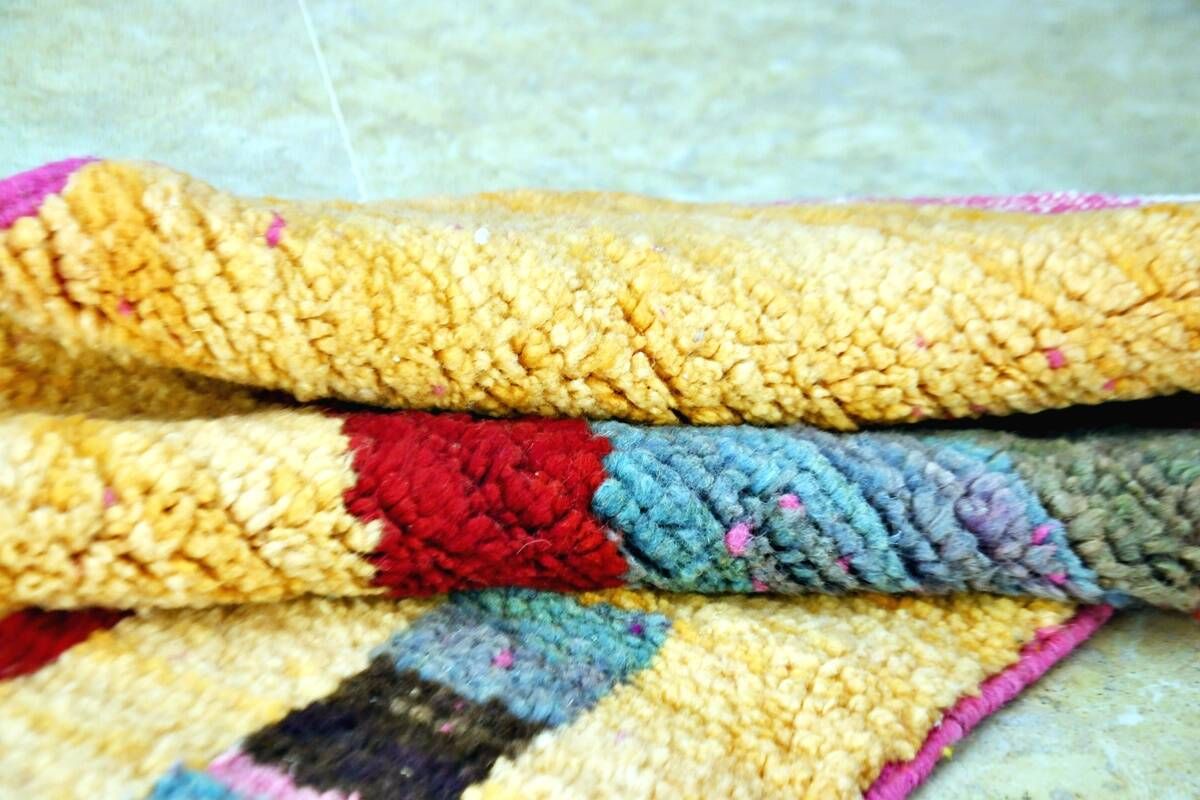 Moroccan Berber carpet hallway Boujaad 314 x 80 cm New