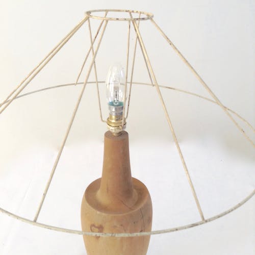 Wooden lamp