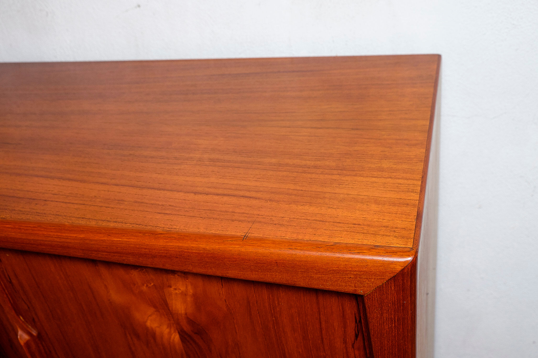 Danish teak highboard by Axel Christensen for ACO Møbler, 1960s