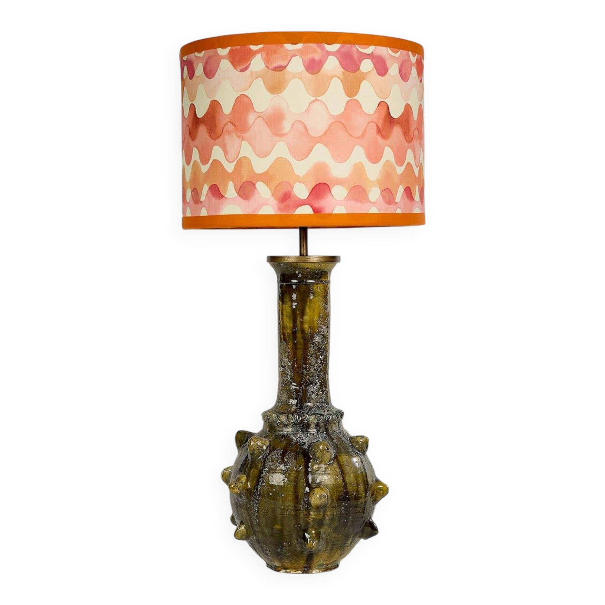 Lamp in Tamegroute shades of green