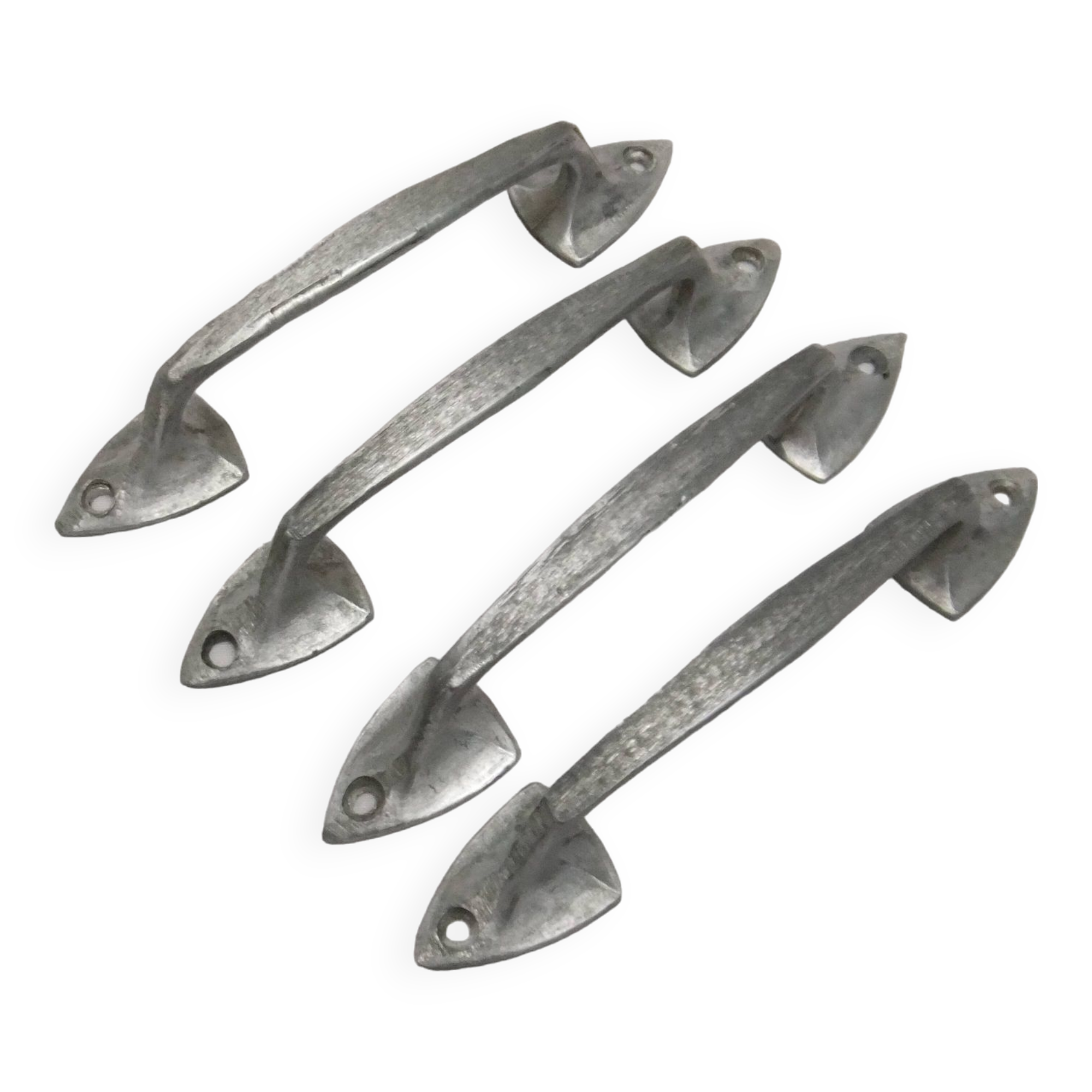 Old art deco metal handles restoration furniture drawers door