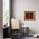 Signed painting oil on masonite still life dated 1942