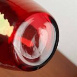 German glass vase from the mid-century modern period by Alfred Taube, 1960s.