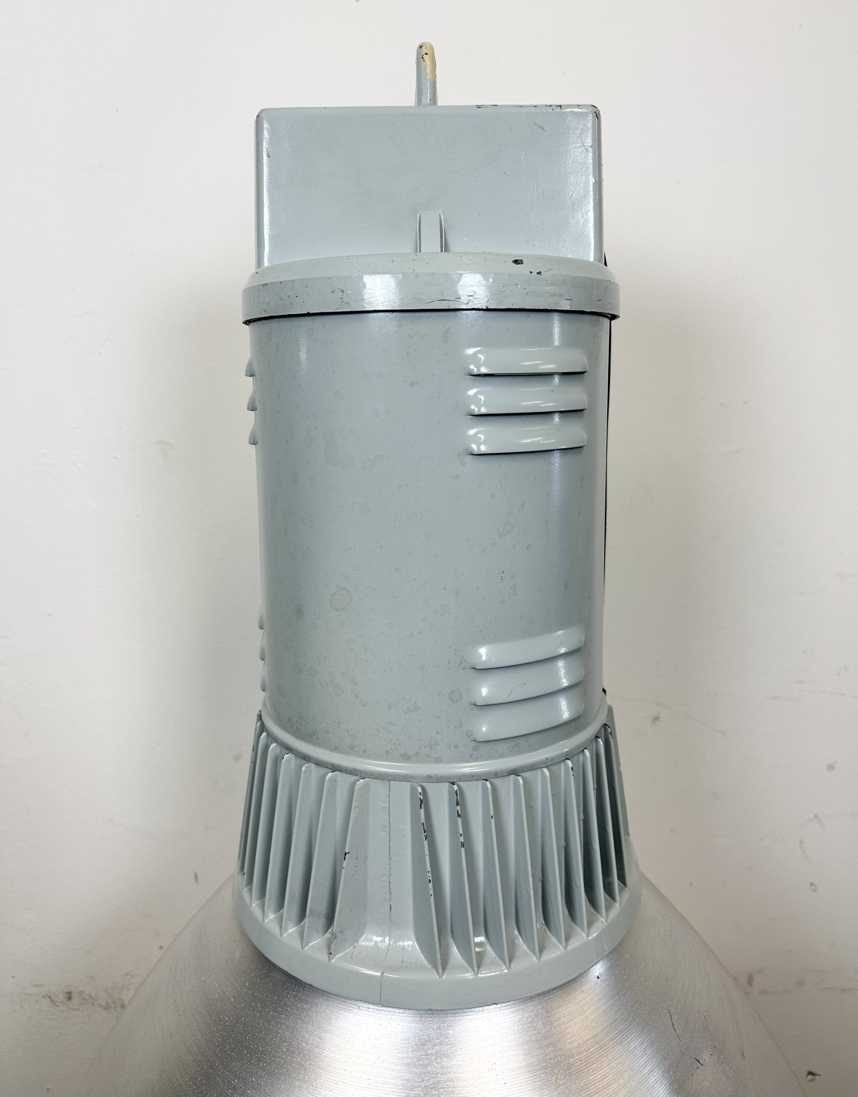 Large Industrial Aluminium Pendant Light from Elektrosvit, 1960s