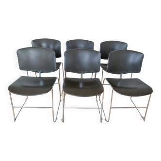 6 Max Stacker designer chairs for Steelcase