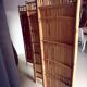 Paravent vintage bambou