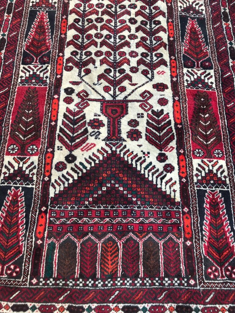 Tapis ancien beloutch afghan 102x187cm