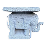 Table d'appoint en osier