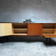 Vintage sideboard Oswald Vermaercke XL V-Form Belgian design