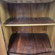 Pair of 1940s Chippendale bedside tables in walnut burl