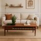 Table basse scandinave Samcom en teck – années 60