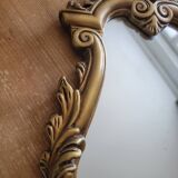 Vintage gilded wooden mirror