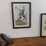 Illustration of Foot 40s - Vintage Sport