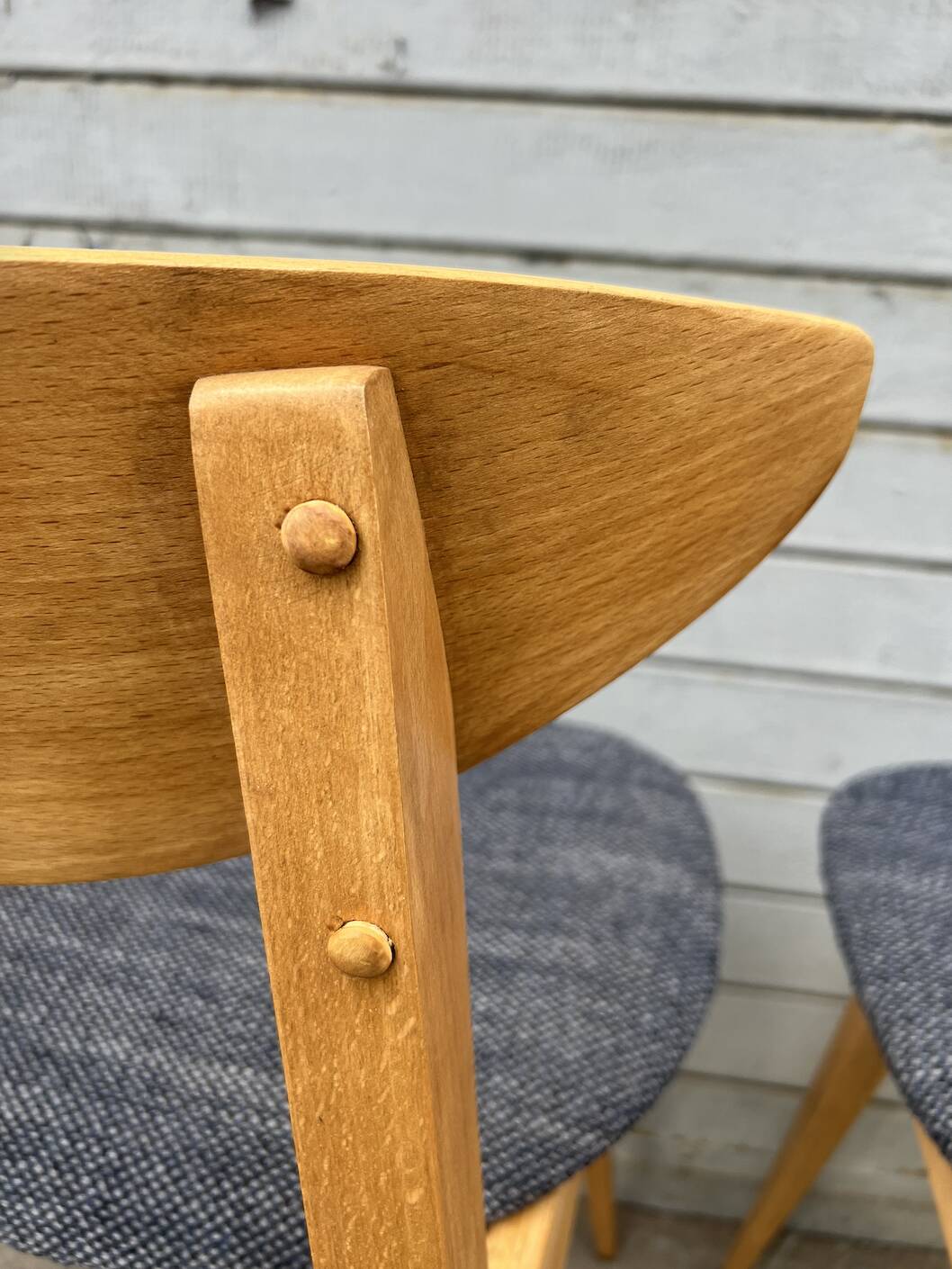 (Lot) 4 Baumann Fontania chairs 1960 (Fully restored)