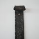 Brutalist iron mid-century french double arm wall light