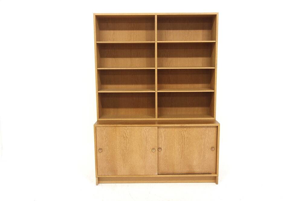 Scandinavian oak bookcase "öresund", Børge Mogensen, Sweden, 1960