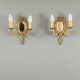Pair of Louis XV Style Mirror Wall Sconces, 20th Century