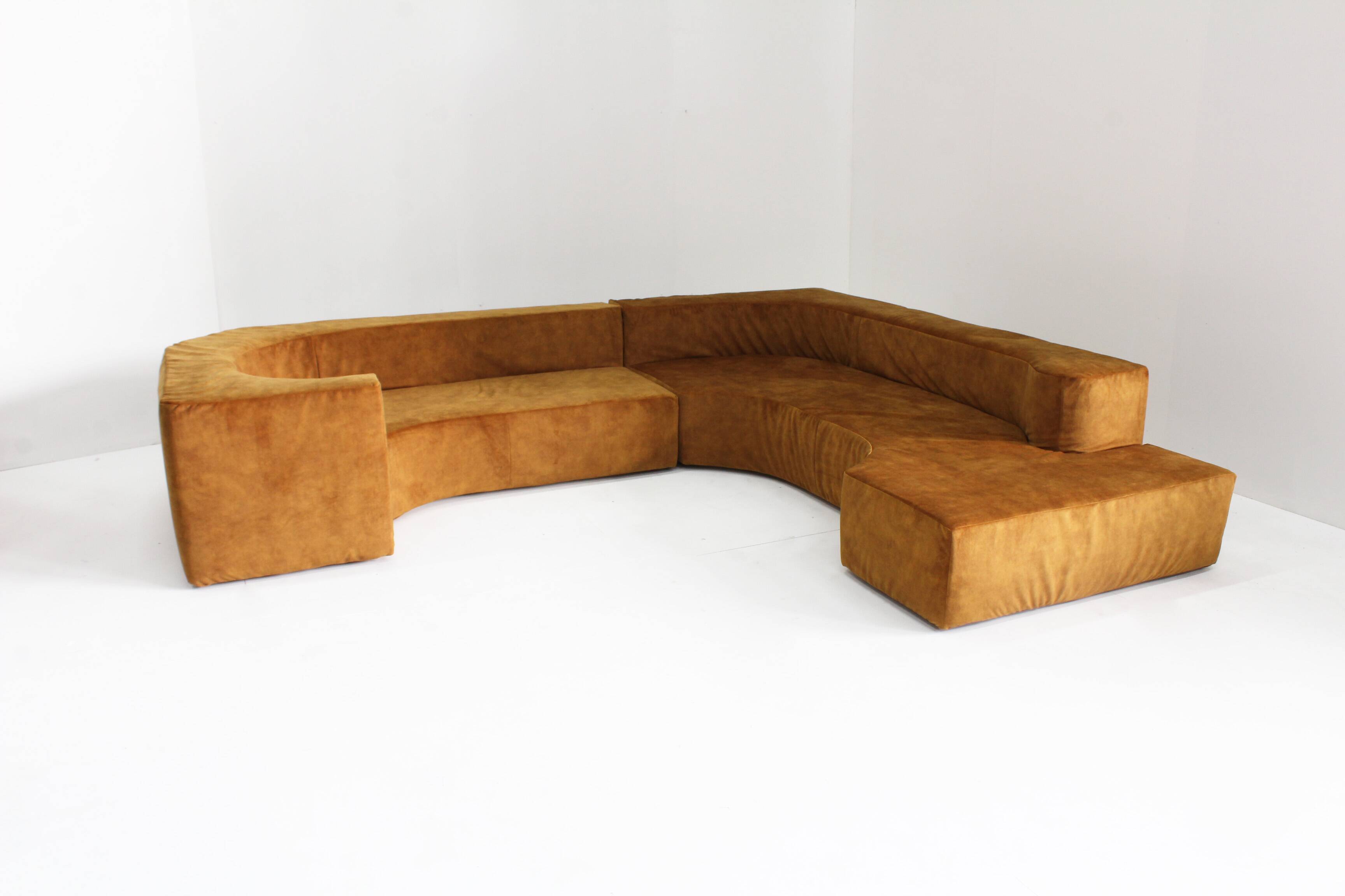 Vintage Modular corner sofa by Giovannetti Collection Italy 1990s