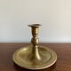 Antique brass candle holder
