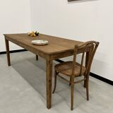Pine farm table, spindle legs
