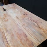 Table pliante en bois brasserie-guinguette , 6/8 couverts