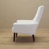White armchair, Danish design, 1970s, production: Denmark
