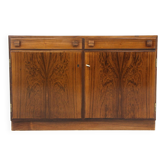 Enfilade scandinave"en palissandre, O. Bank Larsen, Skjern, Danemark, 1960