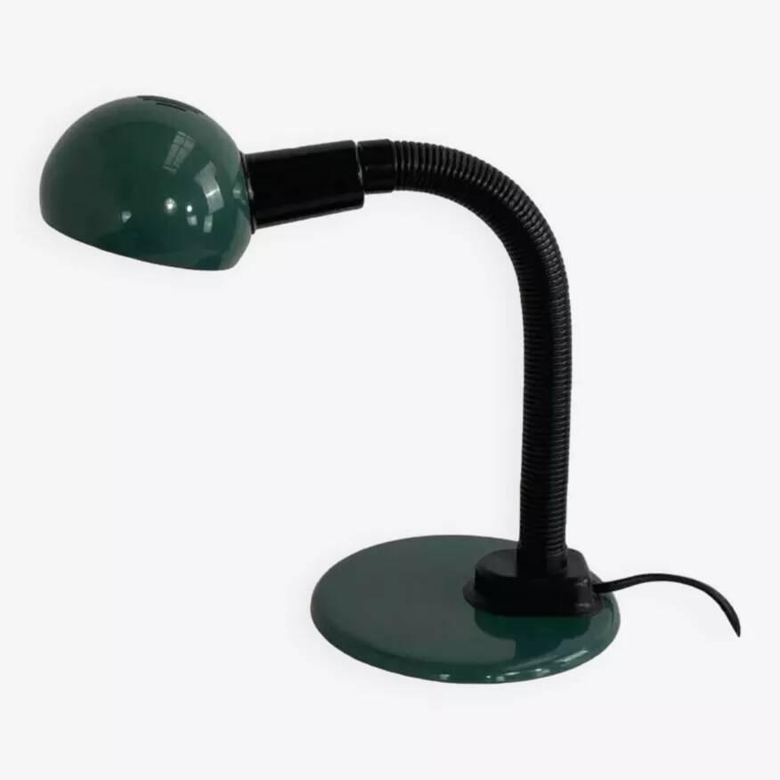 Forest green 90s desk lamp