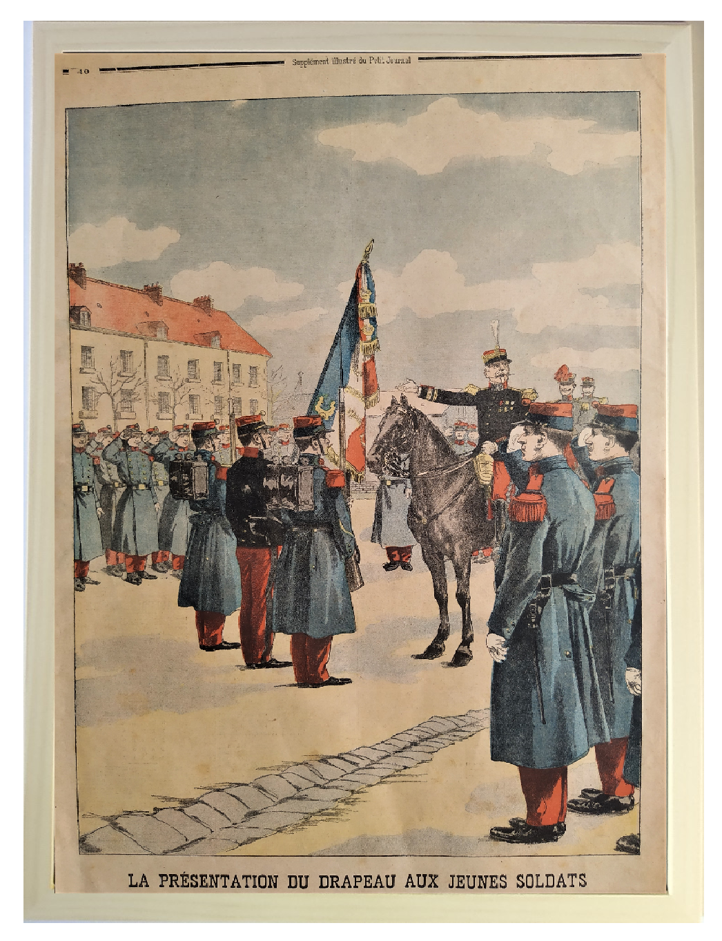 La présentation du drapeau en 1903