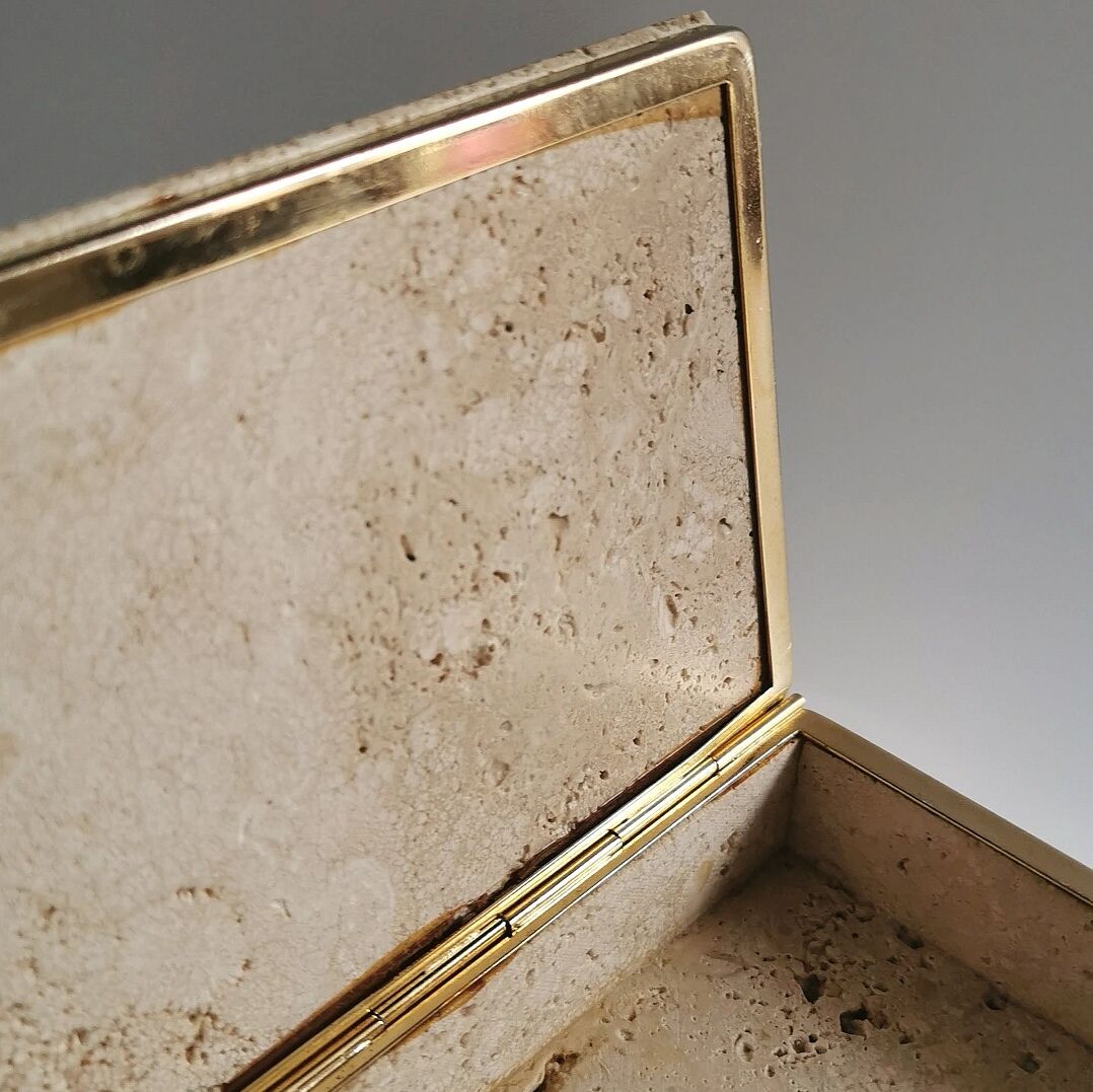 Travertine box, Cerri Nestore, 1970