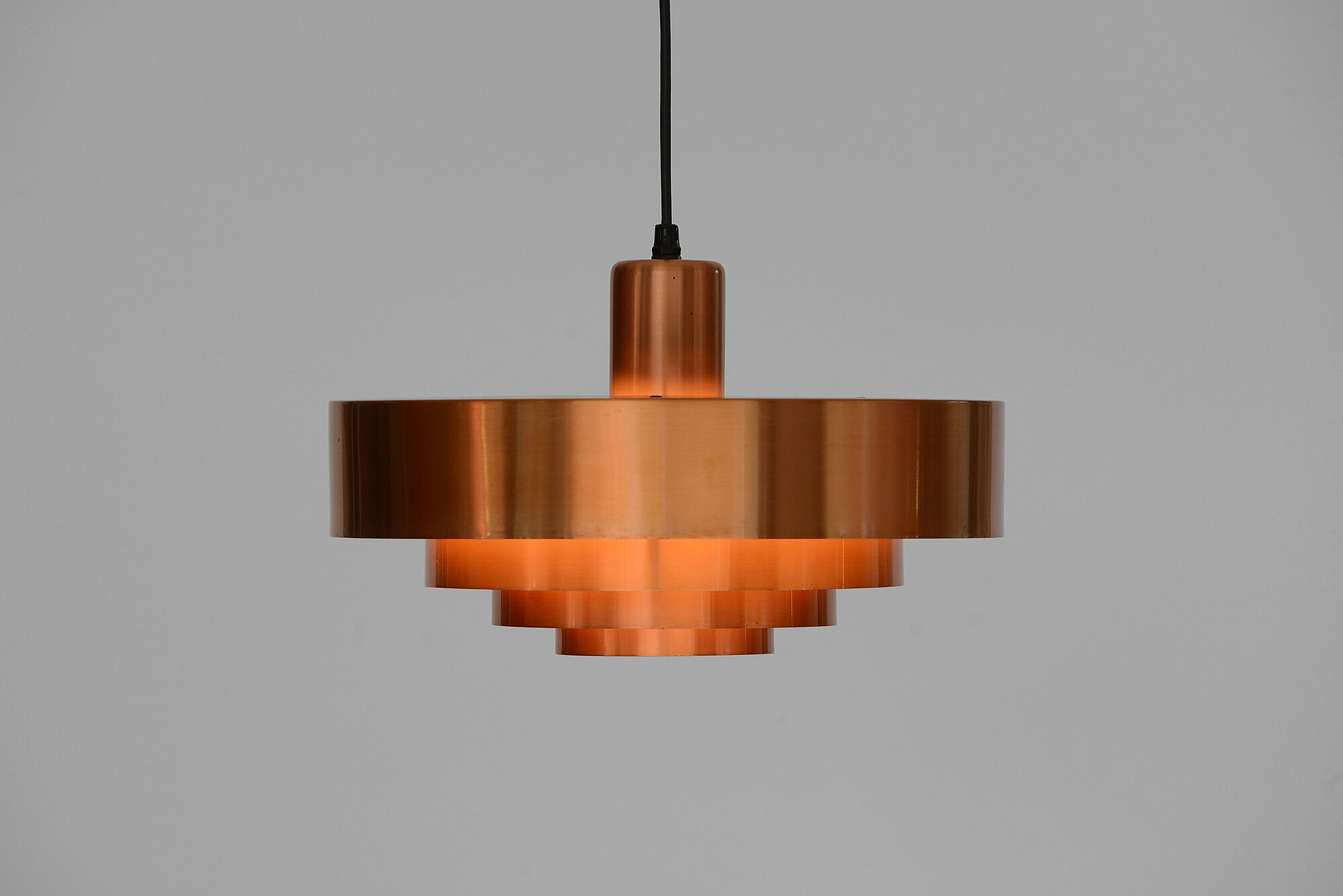 Pendant light Roulet by Jo Hammerborg for Fog & Mørup. Denmark 1960s.